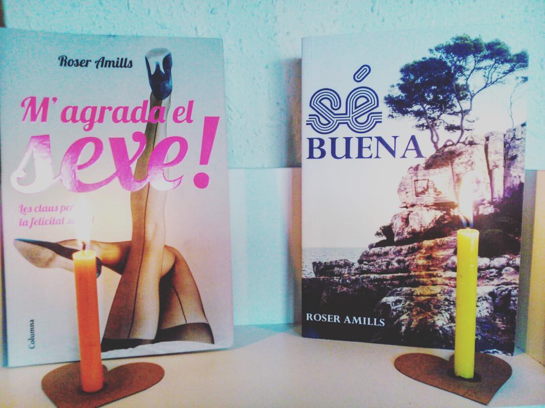 La lectora Mónica Pin colecciona los libros de roser Amills