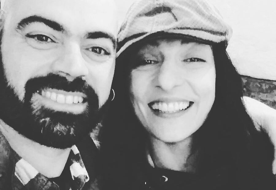 Roser Amills con el Capitan Wilson