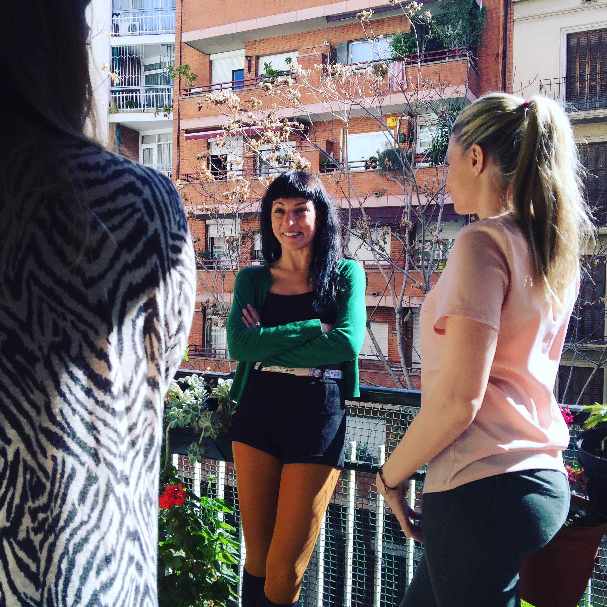 Roser Amills con Maria Lapiedra