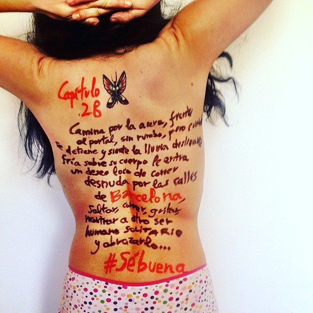 Roser Amills desnuda cuerpo escrito