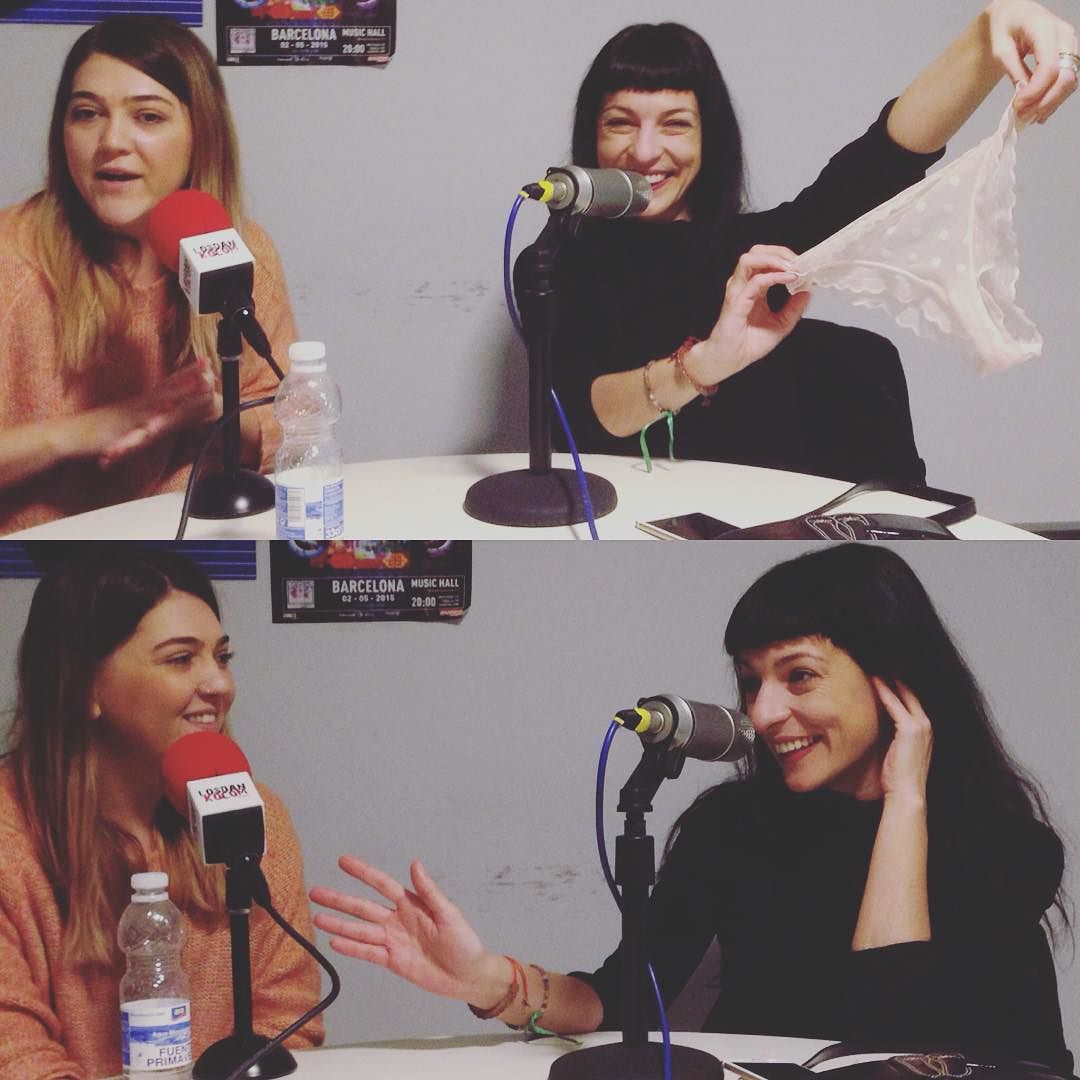 Roser Amills en el programa de radio Los vecinos de arriba