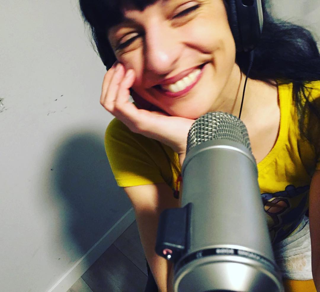 Roser Amills en su programa de radio de Scanner FM