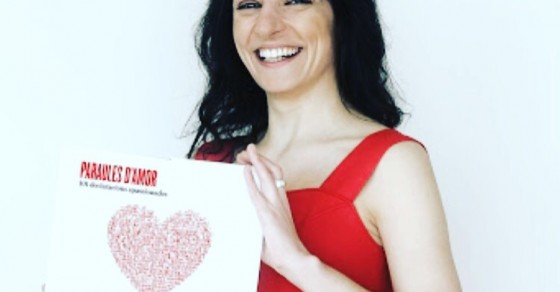 Roser amills y su libro Paraules d'amor, escrito a cuatro manos con Victor Amela