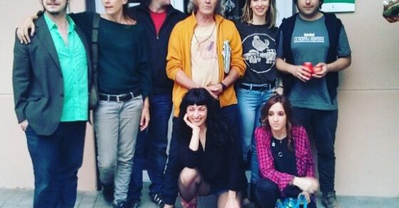 Foto de grupo de poetas del Festival de Poesia de Sant Celoni