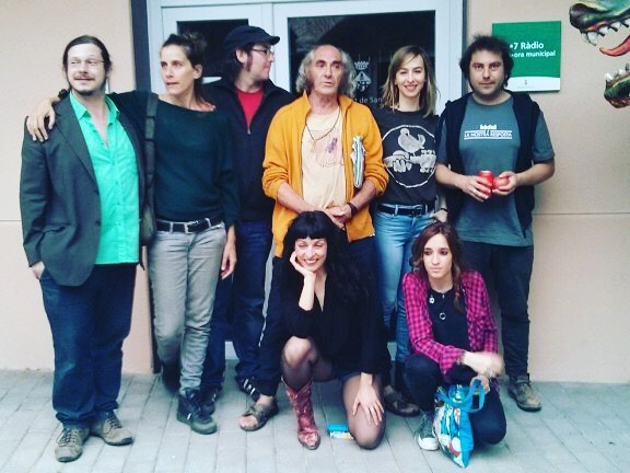 Foto de grupo de poetas del Festival de Poesia de Sant Celoni