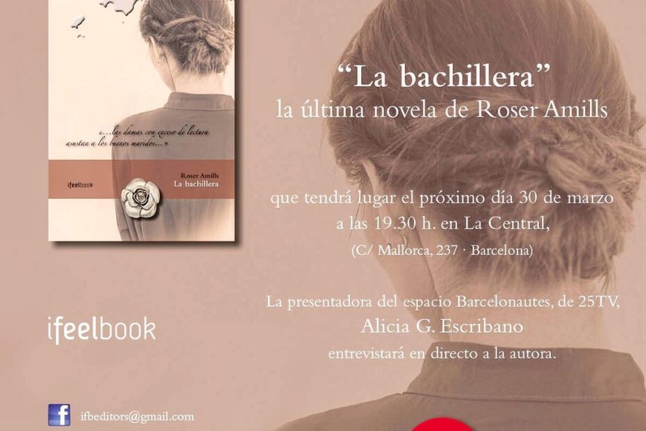 Invitación a la fiesta de La bachillera en La Central, 30 de marzo de 2016