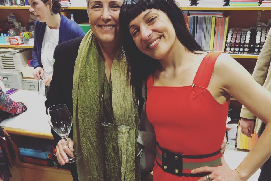 Roser Amills a la llibreria el cucut