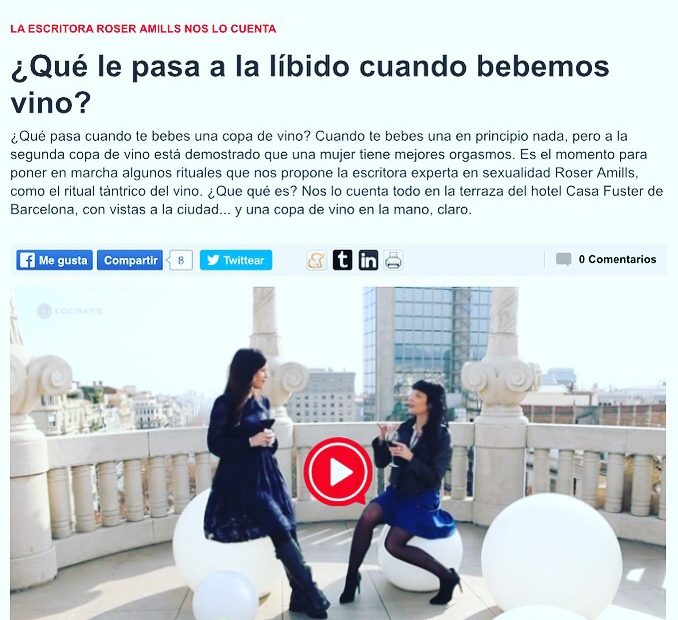 Roser Amills entrevista videoblog Laura Conde