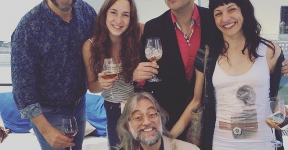 Amb els guapos guapos de la festa de Sant Jordi 2016 - Roser Amills, escritora mallorquina
