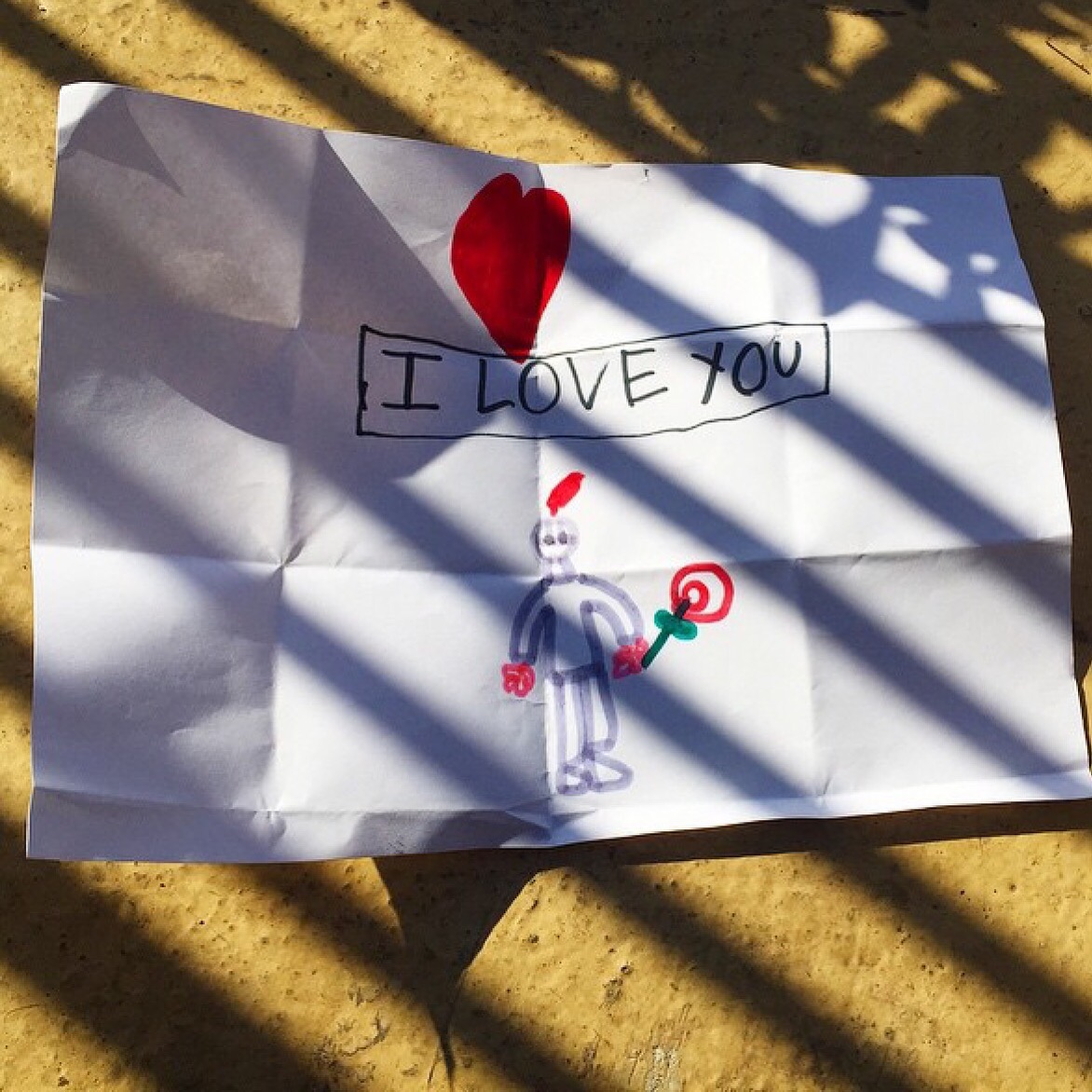 Dibujo de Juan, el hijo pequeño de Roser Amills