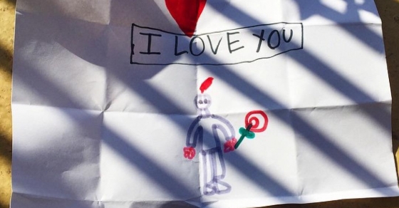 Dibujo de Juan, el hijo pequeño de Roser Amills