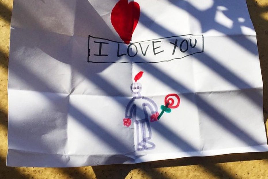 Dibujo de Juan, el hijo pequeño de Roser Amills