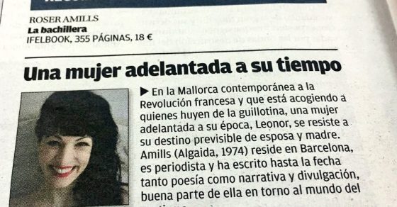 Novela La bachillera de Roser Amills