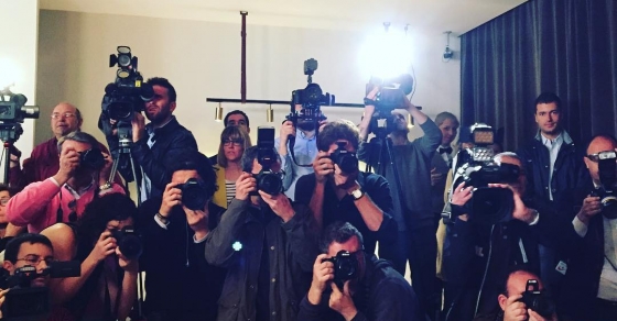 Roser Amills al tradicional esmorzar del Regina de sant jordi, setzena edicio