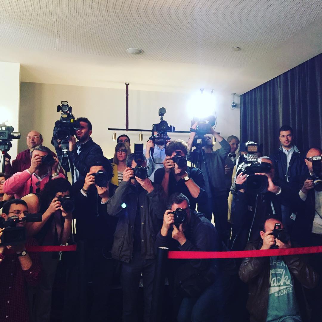 Roser Amills al tradicional esmorzar del Regina de sant jordi, setzena edició