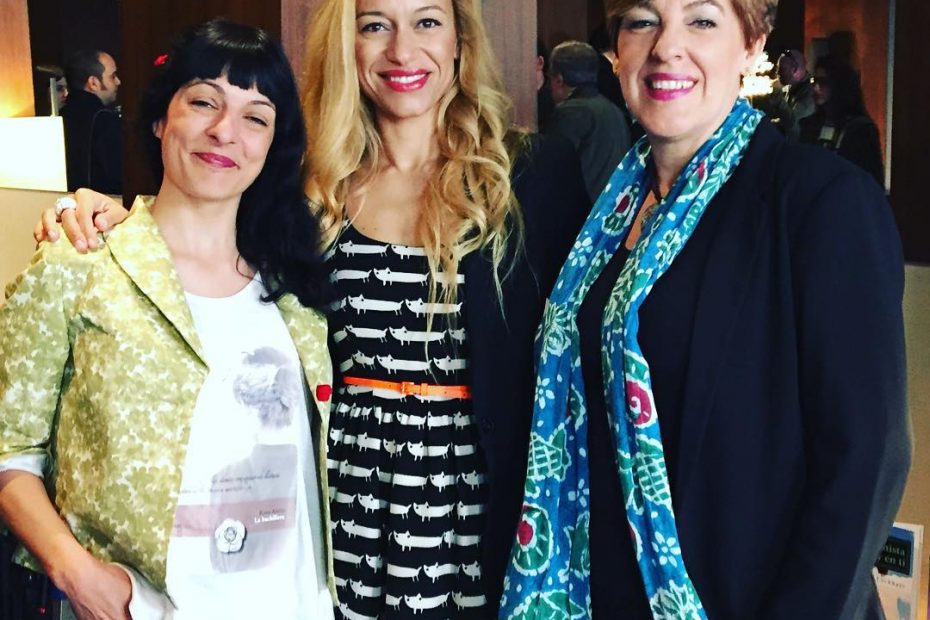Roser Amills con Arantxa Coca y Jessica j Lockhart