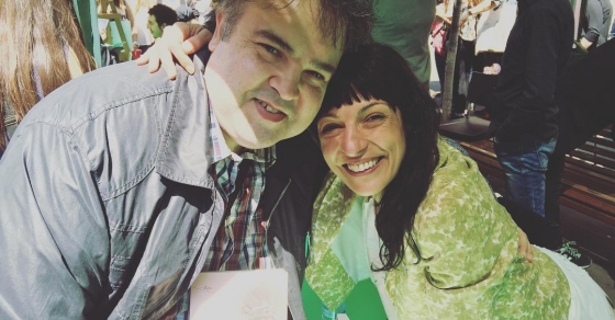 Roser Amills con Rafa Pardo