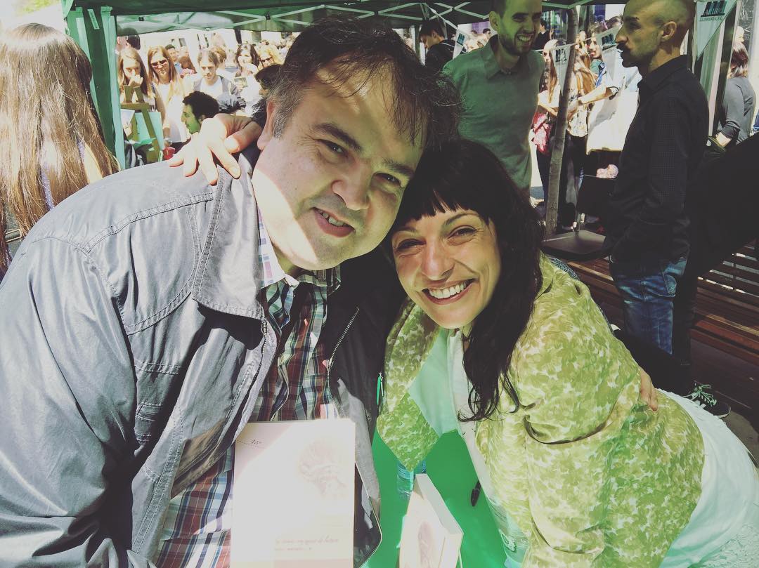 Roser Amills con Rafa Pardo