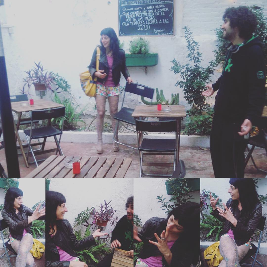 Roser Amills con su novio Afromarc