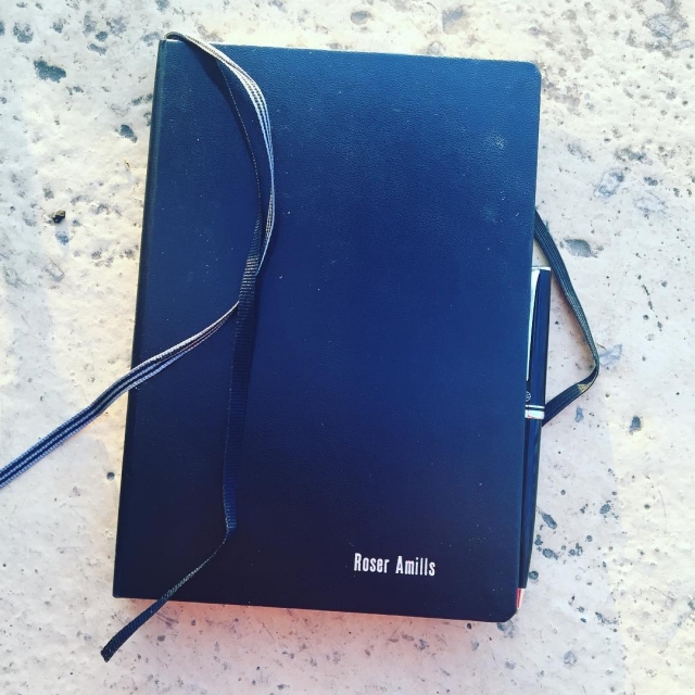 Roser Amills, cuaderno personalizado de la central