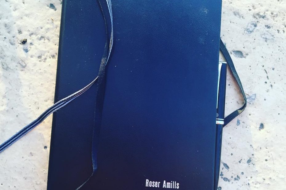 Roser Amills, cuaderno personalizado de la central