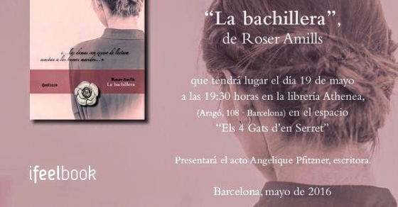 Anota! Este jueves explico por qué <<...las damas con exceso de lectura asustan a los buenos maridos>> - Roser Amills, escritora mallorquina