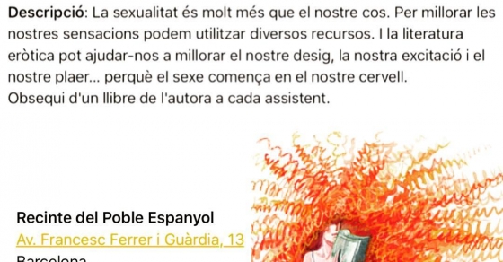 Ens trobem dissabte 21 per aprendre a erotitzar amb paraules? - Roser Amills, escritora mallorquina