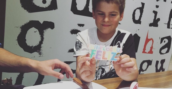 Cumpleaños de Juan, el hijo pequeño de Roser Amills