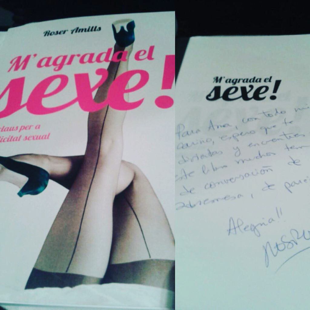 dedicatoria de Roser Amills