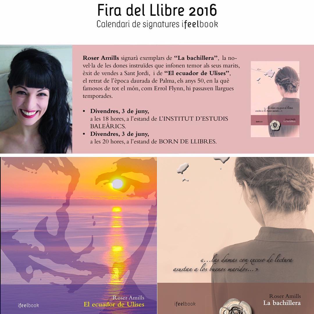 Presentaciones de El ecuador de Ulises de Roser Amills en Born Llibres i Institut d'estudis balearics
