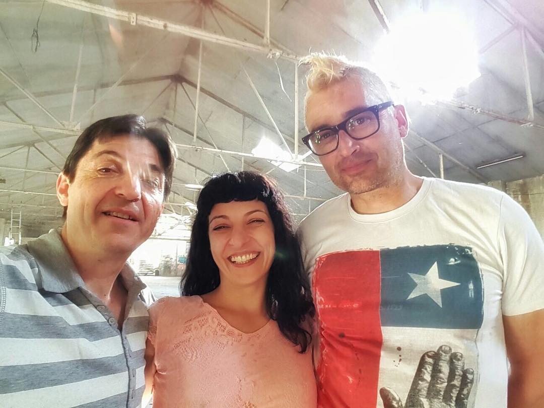 Roser Amills con Frederic Garrido en Berga