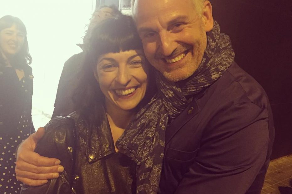 Roser Amills con Jordi Flores