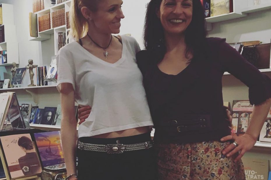 Roser Amills con Marta Mirosa, lectora y librera