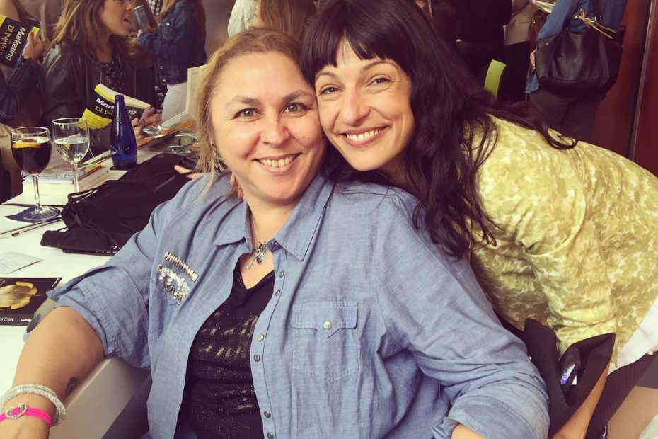 Roser Amills con Megan Maxwell