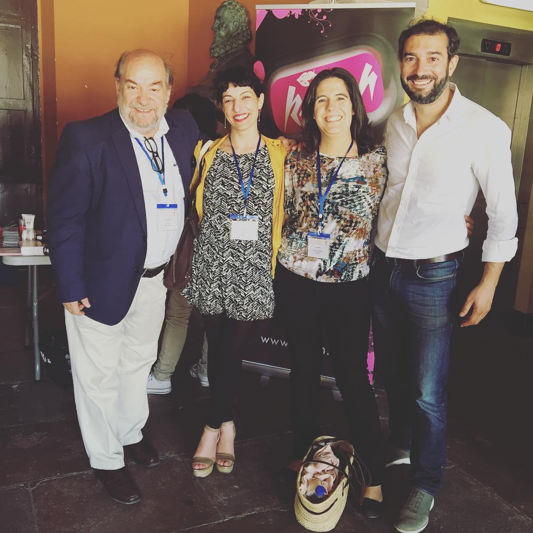 Roser Amills con pere estupinya