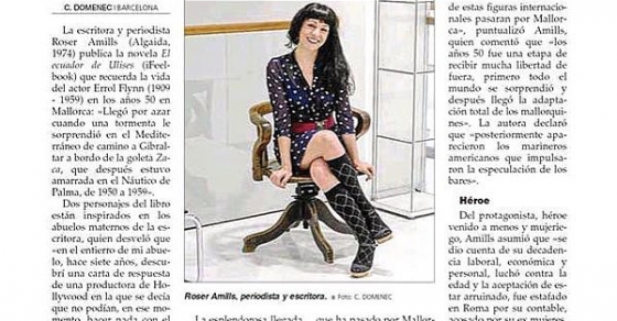Roser Amills entrevistada en Ultima Hora