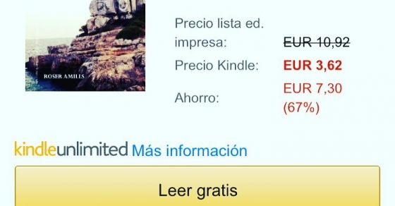 Novela Se buena de Roser Amills, gratis en amazon