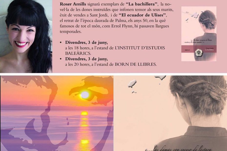 Roser Amills a la Fira del llibre 2016 de Palma