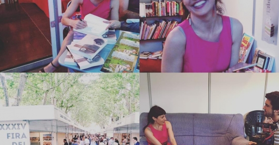 Roser Amills a la Fira del llibre 2016 de Palma