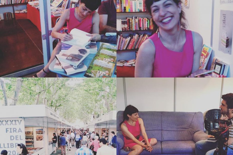 Roser Amills a la Fira del llibre 2016 de Palma