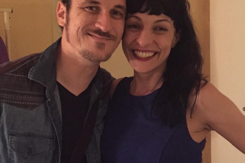 Roser Amills amb el joan barbe de projecte mut