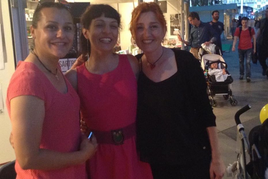 Roser Amills con Xisca Vanrell y Angela Tomas