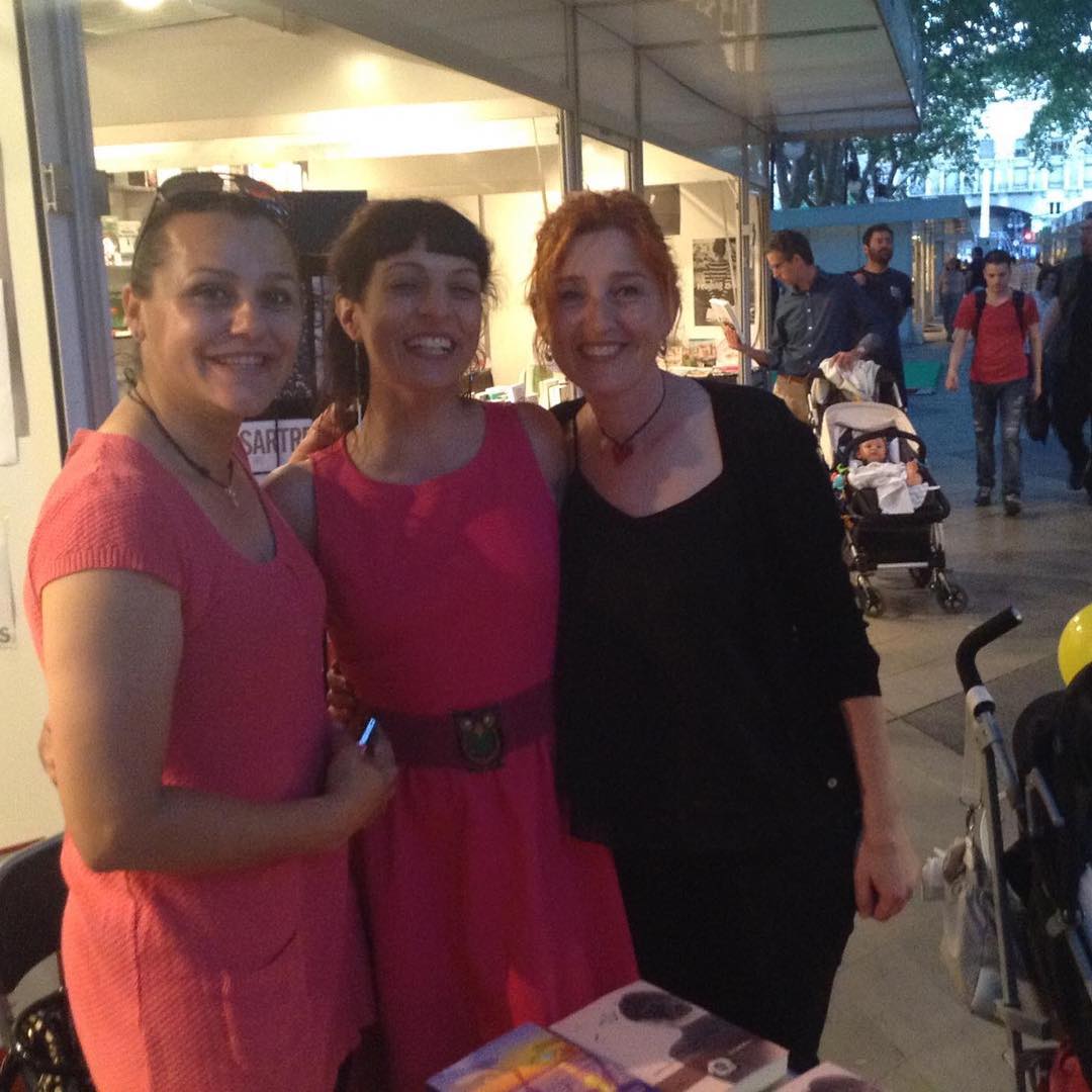 Roser Amills con Xisca Vanrell y Angela Tomas