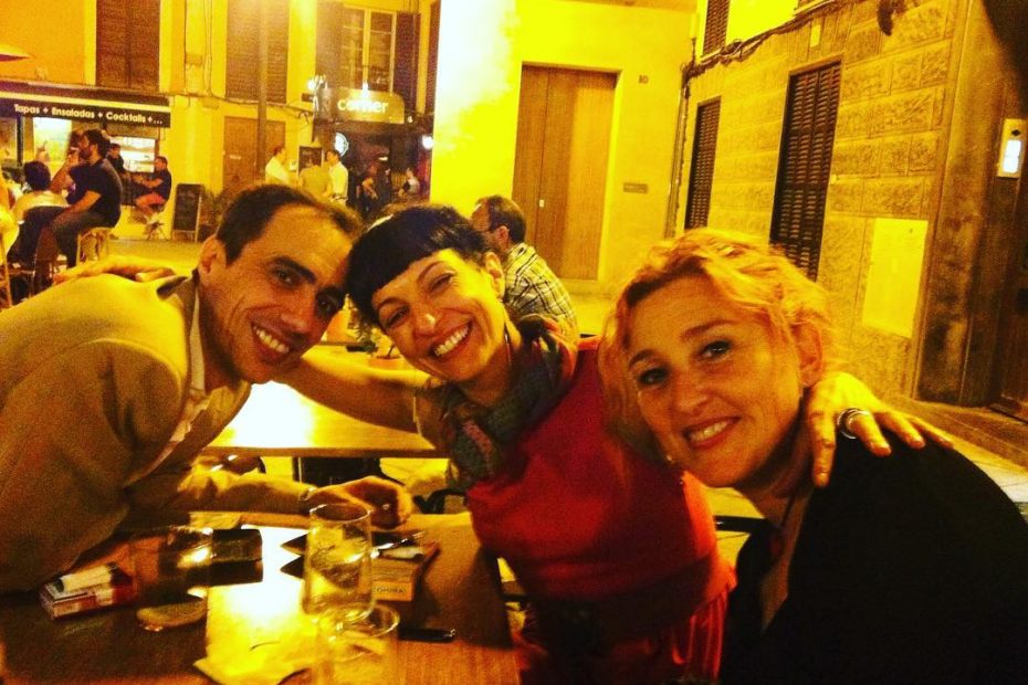 roser amills con xisco y angela tomas