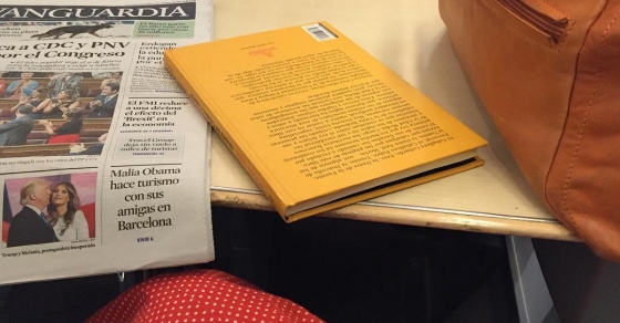 Tren, alegría, Madrid, reunión ;)) - Roser Amills, escritora mallorquina