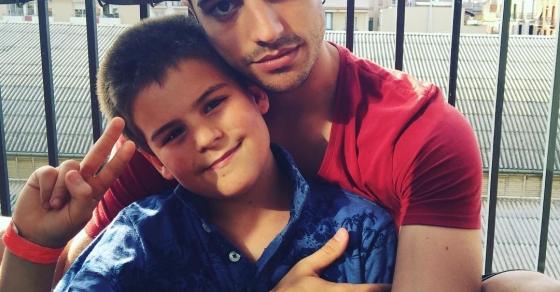 Los dos hijos de Roser Amills, Marcel y Juan