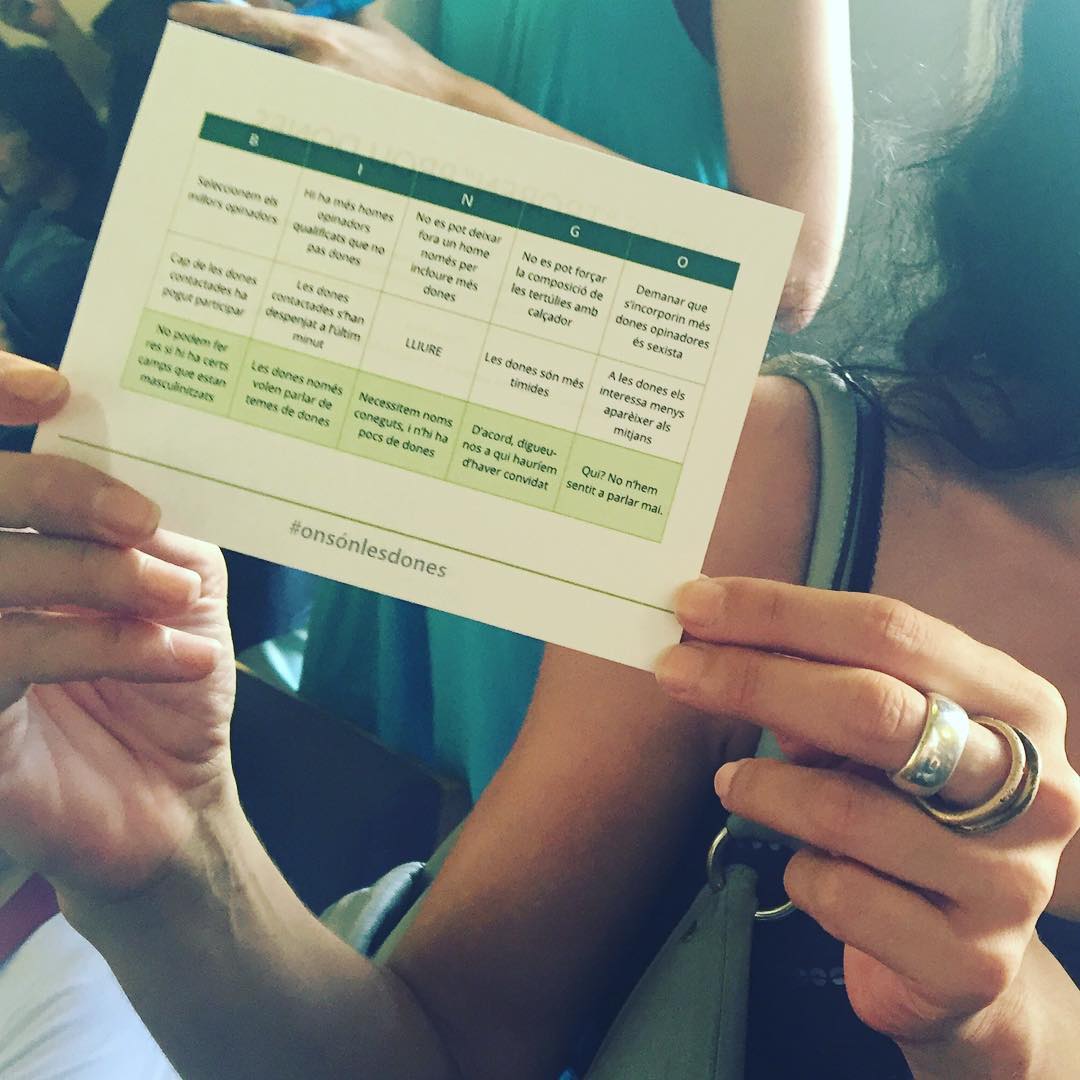 Boníssim debat en aquest cartronet #onsonlesdones #onsónlesdones.#manifest