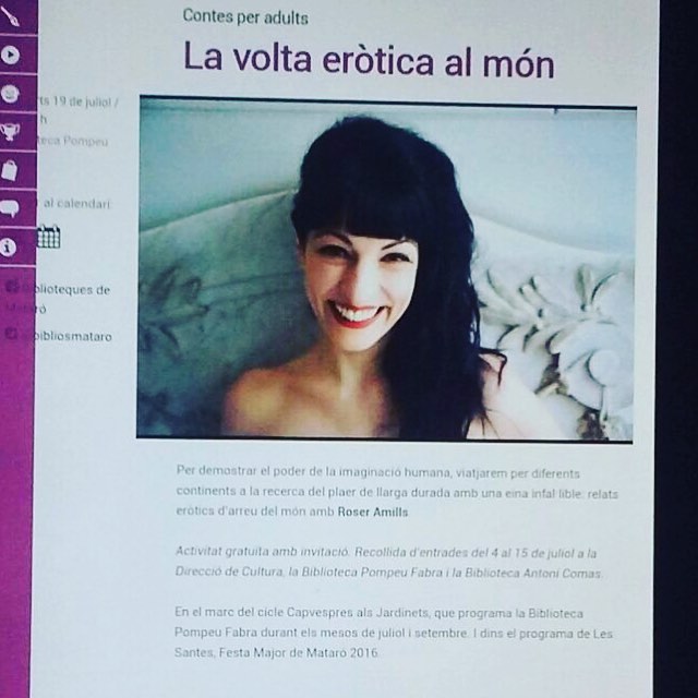 presentacio de roser amills a la Biblioteca Pompeu Fabra