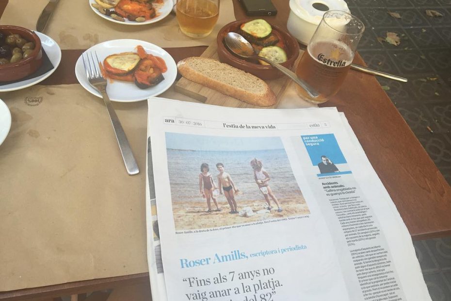 Primer estiu a la platja de Roser Amills publicat a l'ARA