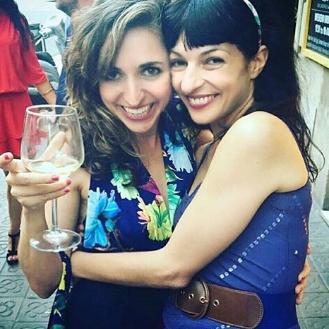 Roser Amills amb Anna Bertran